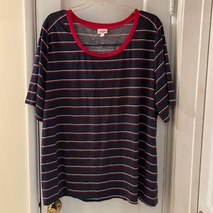 LulaRoe Boyfriend tee 3XL